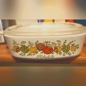 Vintage " LEchalote" Corningware Covered Dish